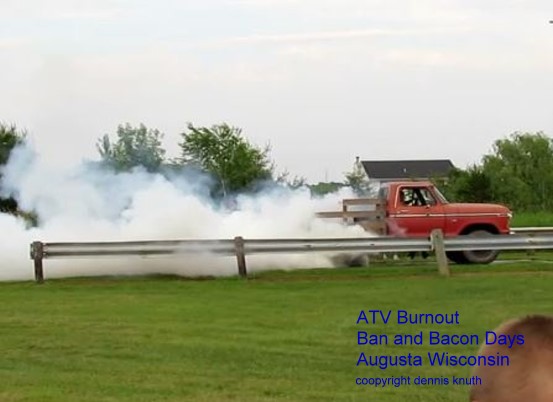 Wisconsin Truck Burn Out at Bean and Bacon Days