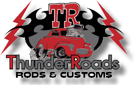Thunder Roads Road and Custom Car Club Logo